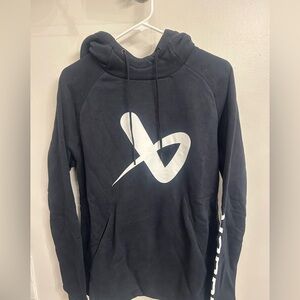 Bauer core Black hoodie with White Logo men's medium